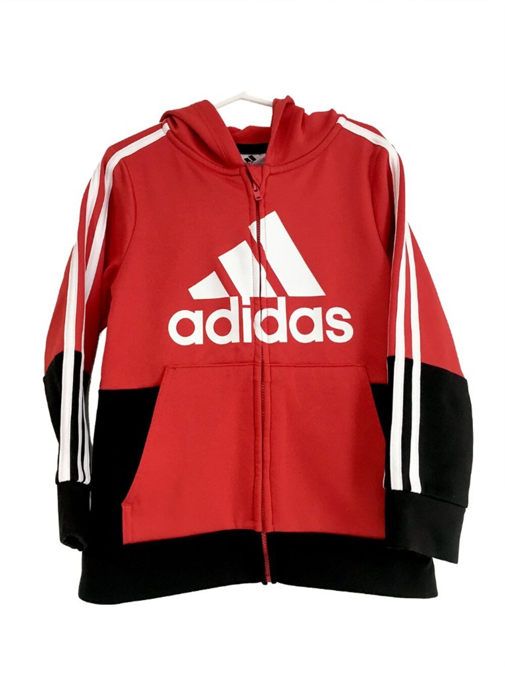 Adidas Boy's Track Jacket with hood Size 6